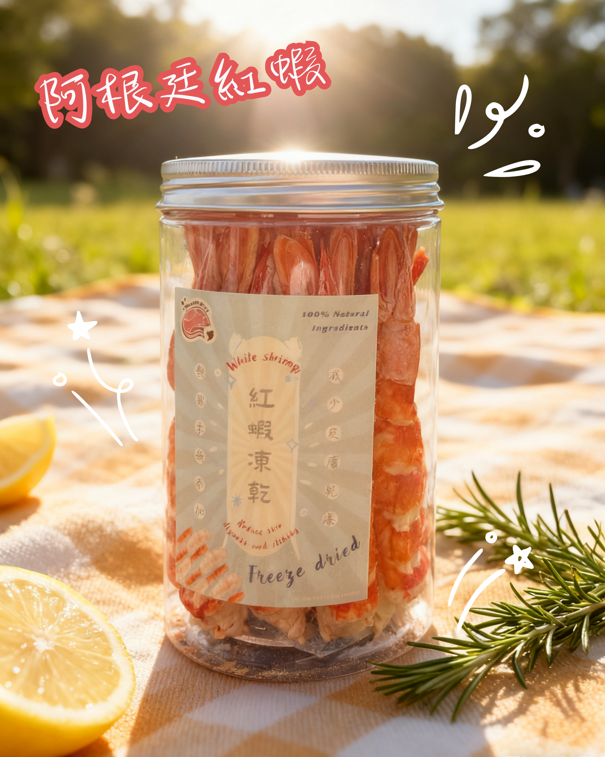阿根廷紅蝦凍乾