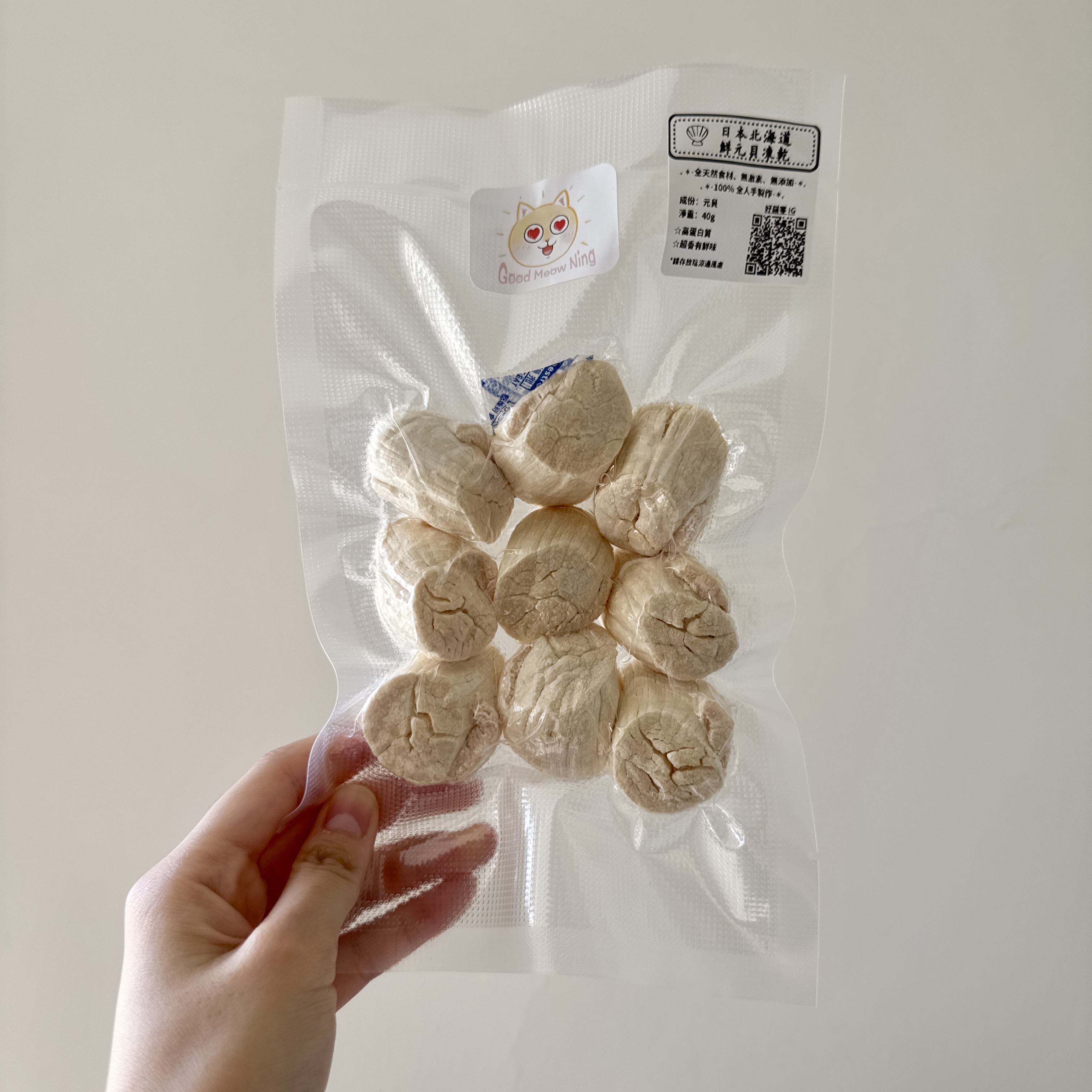 日本北海道元貝凍乾 40g